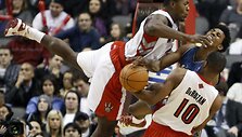 Toronto &bdquo;Raptors&ldquo; ir Oklahomos &bdquo;Thunder&ldquo; susitikimo akimirkos