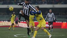 &bdquo;Chievo&ldquo; ir &bdquo;Juventus&ldquo; rungtynių akimirka