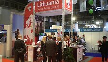 Lietuvos stendas tarptautinėje turizmo parodoje Tel Avive
