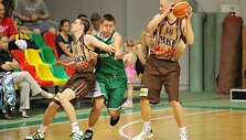 Krep&scaron;inio varžybų akimirka.