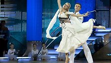 Rūta Mikelkevičiūtė &scaron;okių projekte.