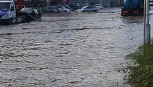 Apsemta Jonavos gatvė Kaune