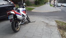 Eismo įvykio metu sužeistas motociklo vairuotojas