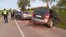 &bdquo;Kia&ldquo; ir BMW avarija