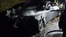 Sudegė &bdquo;Mercedes Benz&ldquo;