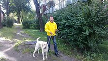 R.Vekerotas mėgsta ne tik pasivaik&scaron;čioti, bet ir pabėgioti su i&scaron;tikimu kompanionu Bartu.