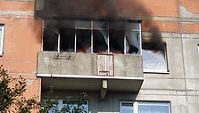 Gaisro nuniokotas butas &Scaron;ilutėje