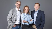 &bdquo;DeepFin&ldquo; komanda Algirdas Šakmanas, Gabija Gertienė, Ipolitas Janeliūnas 