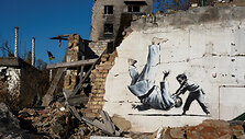 Banksy pie&scaron;inys