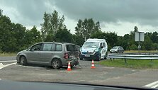 Dėl avarijos susidariusi spūstis