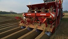 Bulvių sodinimo ma&scaron;ina i&scaron; karto gali sėti kelias vagas bulvių. Su ja lengvai galima pasėti 300 hektarų ploto ūkį