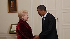 D.Grybauskaitė ir B.Obama