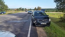 Avarijos metu niekas nenukentėjo