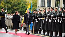 &Scaron;vedijos gynybos ministro vizito akimirka