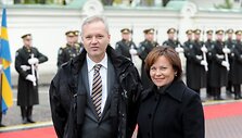 &Scaron;vedijos gynybos ministro vizito akimirka