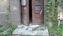 Vandalų niokojami pastatai Vilniuje