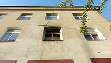 Vandalų niokojami pastatai Vilniuje