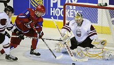 Latvijos ir Rusijos U-20 rinktinių mačas