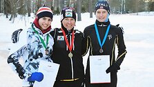 Čempionato prizininkės (i&scaron; kairės) &ndash; G.Keinaitė, R.Arlauskienė ir G.Ražaitytė