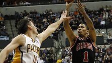 &bdquo;Bulls&ldquo; lyderis Derrickas Rose'as