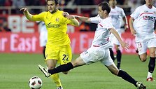 &bdquo;Sevilla&ldquo; &ndash; &bdquo;Villarreal&ldquo; rungtynių akimirka
