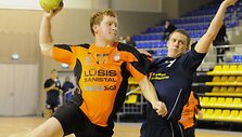 &bdquo;Žemaitijos dragūno&ldquo; &ndash; &bdquo;Lū&scaron;ies&ldquo; rungtynių akimirka