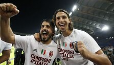 Gennaro Gattuso ir Zlatanas Ibrahimovičius