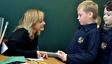 Živilė Balčiūnaitė vedė pamoką