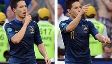 S.Nasri gestas žurnalistams po įmu&scaron;to įvarčio