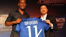 Didier Drogba atvyko į Kinija