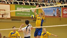 &bdquo;Flamingo Volley/SM Tauras&ldquo; &ndash; &bdquo;Antivis-Etovis&ldquo; mačo akimirka