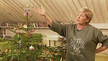 Edita Mildažytė ir jos kalėdiniai žaisliukai