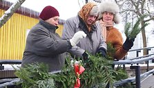 Trakuose pinama ilgiausia spygliuočių girlianda