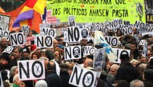 Madrido gydytojai protestuoja prie&scaron; numatomas reformas