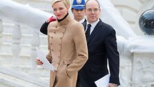 Monako kunigaik&scaron;tis Albertas II su žmona Charlene