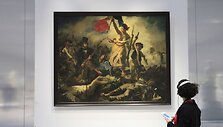 Eugene'o Delacroix paveikslas &bdquo;Laisvė, vedanti liaudį&ldquo; (La Liberte guidant le peuple)