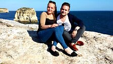 Evardas Žičkus su krik&scaron;to dukra Emilija