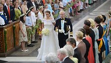 &Scaron;vedijos princesė Madeleine su tėvu karaliumi Carlu Gustafu