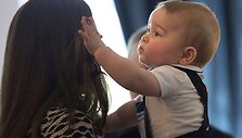 Kembridžo hercogienė Catherine ir princas George'as