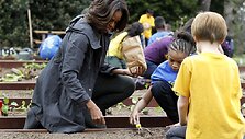 Michelle Obama su vaikais
