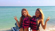 Deimantė Guobytė ir Tetyana Veryovkina