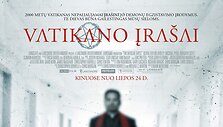 Siaubo filmo &bdquo;Vatikano įra&scaron;ai&ldquo; plakatas