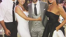 Eva Longoria ir Jose Antonio Bastonas su Mario Lopezu ir jo žmona Courtney