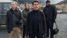 Simonas Peggas, Rebecca Ferguson, Tomas Cruise'as ir Vingas Rhamesas filme &bdquo;Neįmanoma misija: atpildo diena&ldquo;