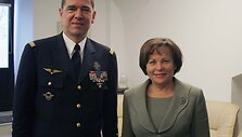 Stephane Abrialas ir Rasa Juknevičienė