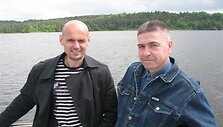 Plaukdami Kauno mariomis Afganistane tarnavę G.Labanauskas (k.) ir R.Kazelis prisiminė ir grėsmingas, ir komi&scaron;kas karo laikų akimirkas. 