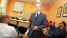 I&scaron; pradžių E.Vaitkus i&scaron;varė R.Kunicką, po to R.Kunickas i&scaron;varė E.Vaitkų. 