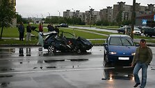 Avarijos metu &Scaron;ilainiuose buvo sužaloti žmonės.