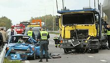Avarija autostradoje, žuvvo moteris.