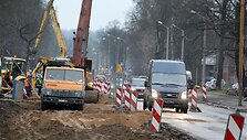 A.Juozapavičiaus prospekto remontas dabar vyksta sklandžiai.